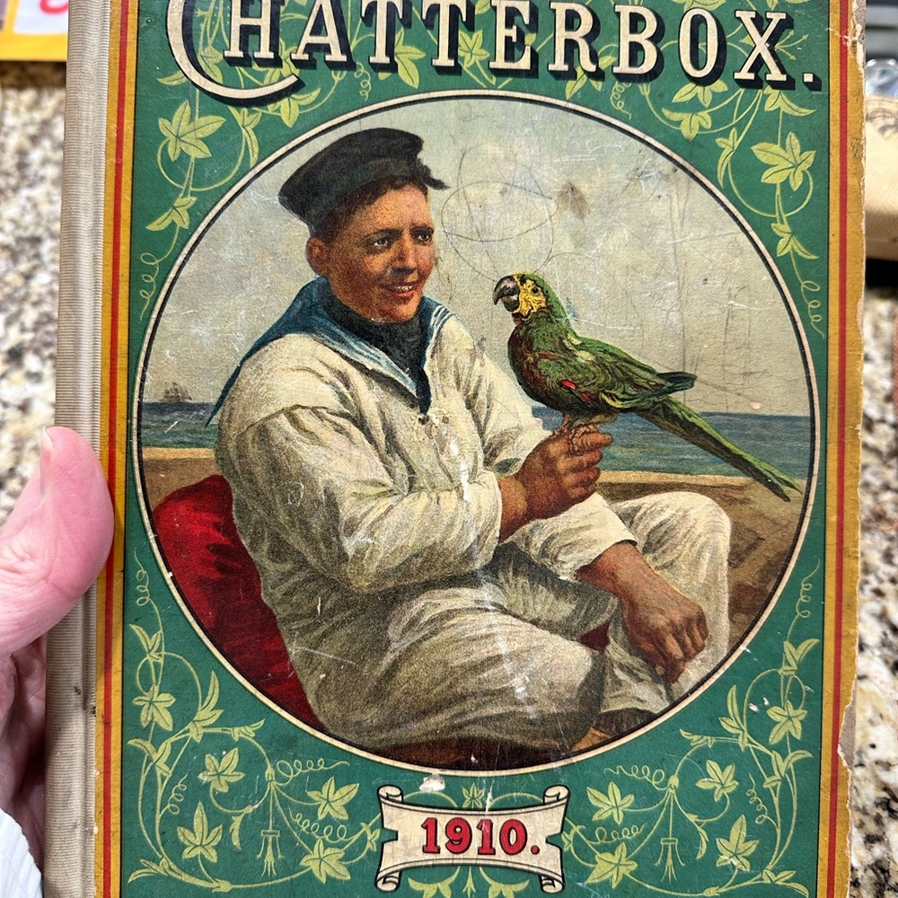 CHATTERBOX 1910 vintage collectible hardcover book.